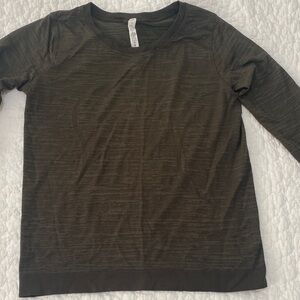 lululemon athletica Long Sleeve Top - Forest Green